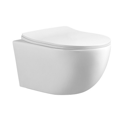 EVEREST WC ŠKOLJKA RIMLESS KONZOLNA + WC DASKA SOFT CLOSE